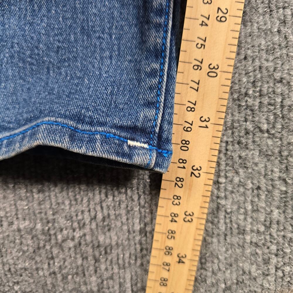 True Religion Rocco Relaxed Skinny Jeans 36x32 (38x32) Blue Medium Wash Moto - Picture 10 of 10